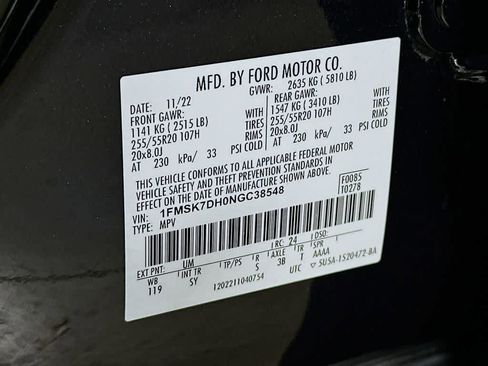 Certified 2022 Ford Explorer XLT w/ Equipment Group 202A image 23