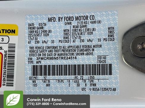 New 2026 Ford Bronco Sport Big Bend w/ Convenience Package AWD/4WD image 32