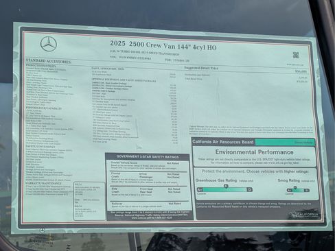 New 2025 Mercedes-Benz Sprinter 2500 image 8