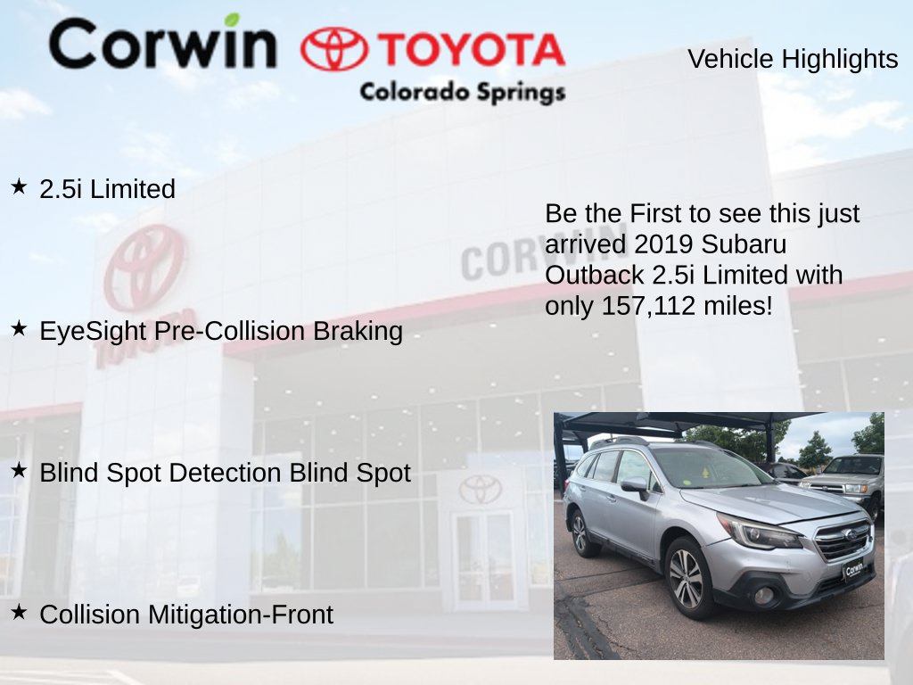 Used 2019 Subaru Outback 2.5i Limited AWD/4WD image 4