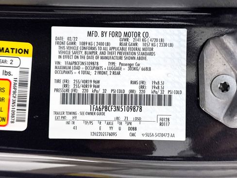 Used 2022 Ford Mustang GT Premium w/ Black Accent Package image 41