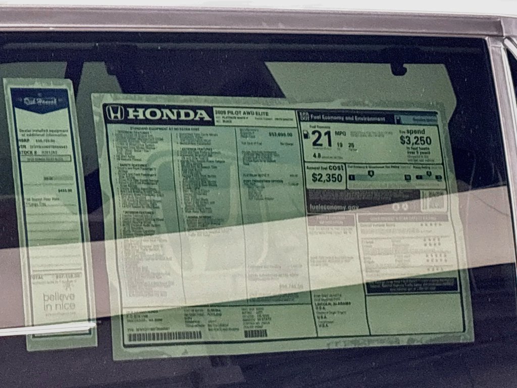 New 2026 Honda Pilot Elite image 25