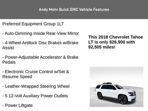 Used 2018 Chevrolet Tahoe LT AWD/4WD image 20