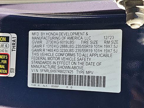 Used 2024 Honda Odyssey Elite image 33