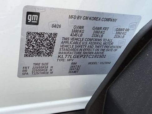 New 2026 Chevrolet Trax RS FWD image 20