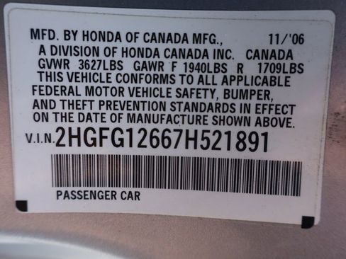 Used 2007 Honda Civic LX image 43