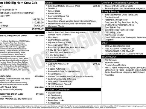 Used 2023 RAM 1500 Big Horn image 42