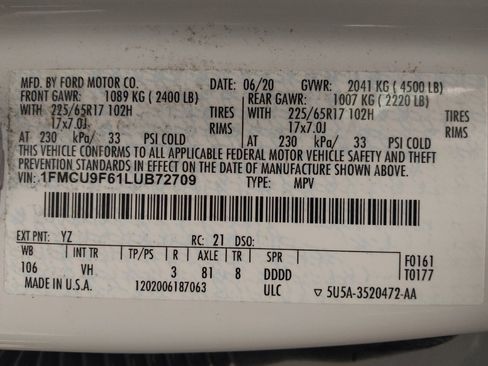 Used 2020 Ford Escape S image 33