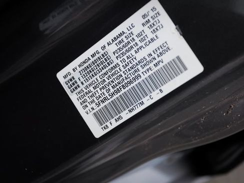 Used 2015 Honda Odyssey Touring Elite image 76