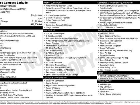 New 2026 Jeep Compass Latitude image 44