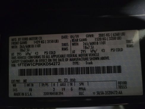 Used 2019 Ford F150 XLT w/ Equipment Group 302A Luxury image 33