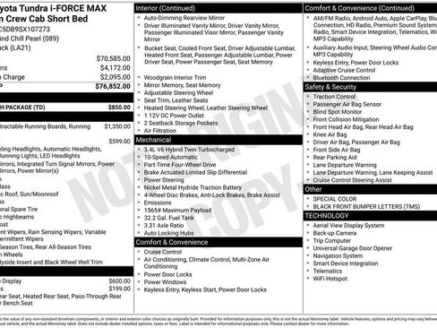 Used 2025 Toyota Tundra Platinum w/ Tow Tech Package image 47