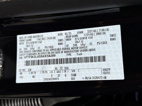 Used 2025 Ford F150 XLT w/ Equipment Group 301A Standard AWD/4WD image 26