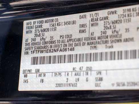 Used 2022 Ford F150 XLT w/ Equipment Group 302A High image 36