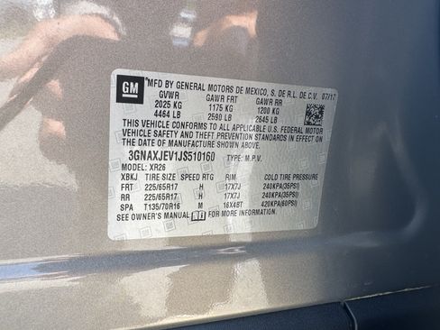 Used 2018 Chevrolet Equinox LT w/ Sun & Infotainment Package FWD image 35