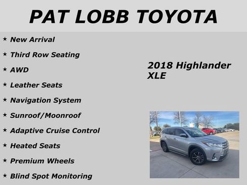 Used 2018 Toyota Highlander XLE image 21