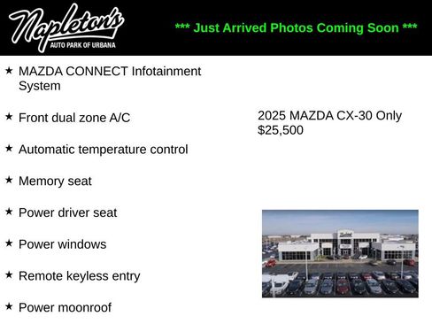 Used 2025 MAZDA CX-30 AWD 2.5 S w/ Preferred Package image 1