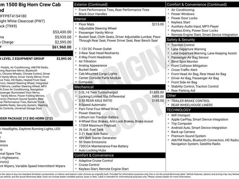 New 2026 RAM 1500 Big Horn AWD/4WD image 3