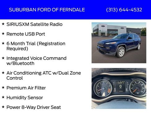Used 2015 Jeep Cherokee Latitude w/ Comfort/Convenience Group AWD/4WD image 25