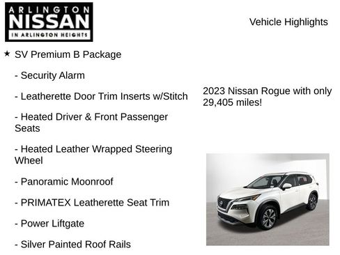 Certified 2023 Nissan Rogue SV w/ SV Premium B Package image 8