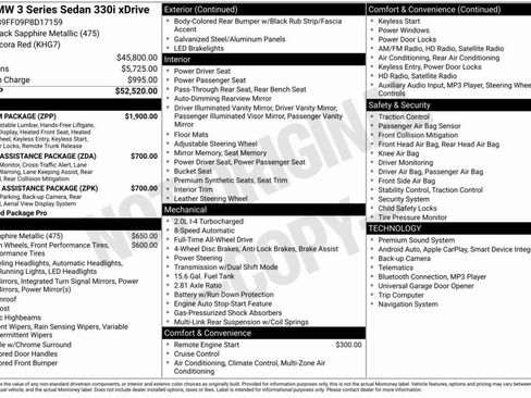 Certified 2023 BMW 330i xDrive Sedan w/ Premium Package image 7