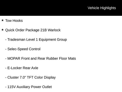 New 2026 RAM 1500 Classic Warlock image 2