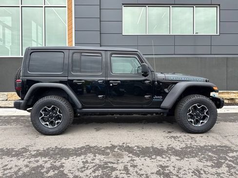 Used 2023 Jeep Wrangler Unlimited Rubicon 4xe w/ Steel Bumper Group AWD/4WD image 2
