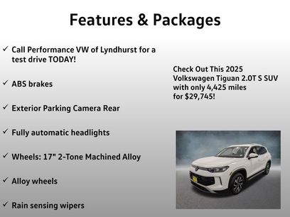 Used 2025 Volkswagen Tiguan S