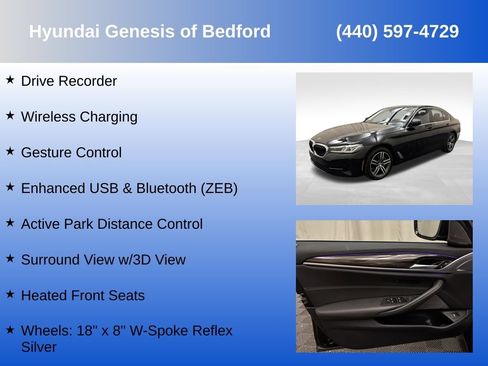 Used 2021 BMW 540i xDrive w/ Premium Package AWD/4WD image 28