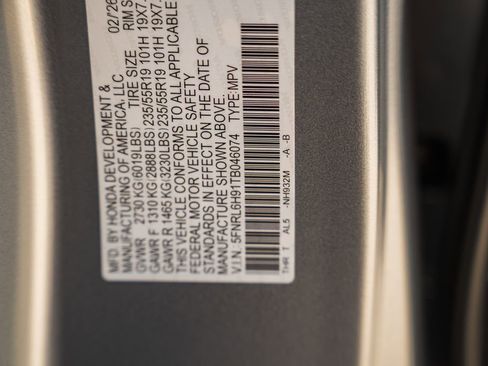 New 2026 Honda Odyssey Elite image 43