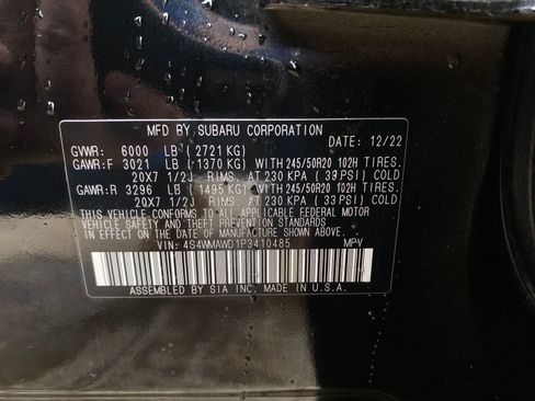 Certified 2023 Subaru Ascent Touring image 41