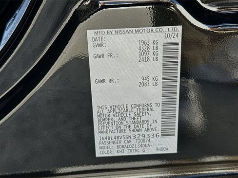 New 2025 Nissan Altima 2.5 S image 22