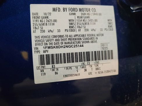 Used 2022 Ford Explorer XLT image 33