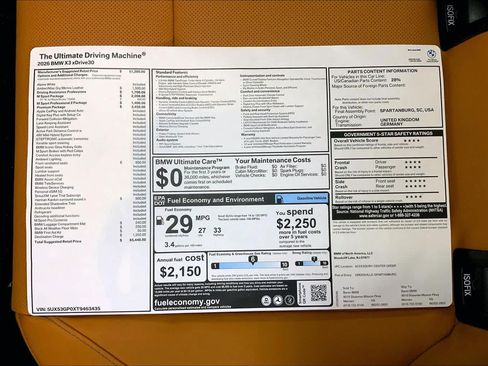 New 2026 BMW X3 xDrive30i w/ Premium Package AWD/4WD image 22
