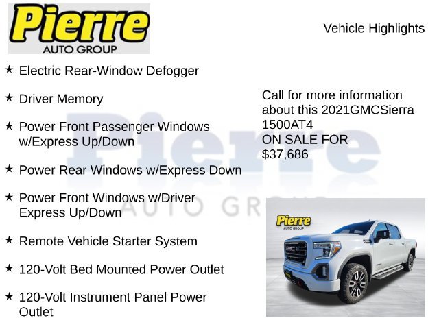 Used 2021 GMC Sierra 1500 AT4 w/ Technology Package AWD/4WD image 14