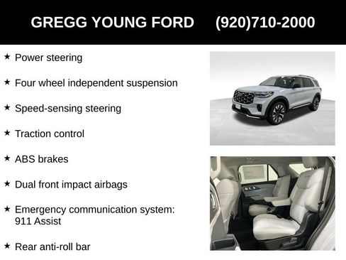 New 2026 Ford Explorer Platinum w/ LUX Leather Package image 25