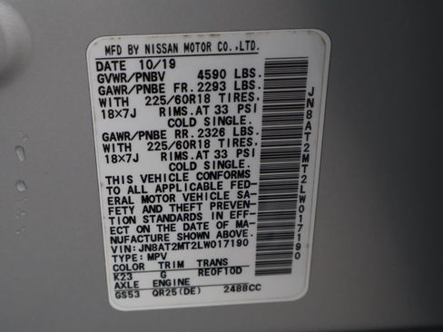 Used 2020 Nissan Rogue SV w/ Premium Package image 19