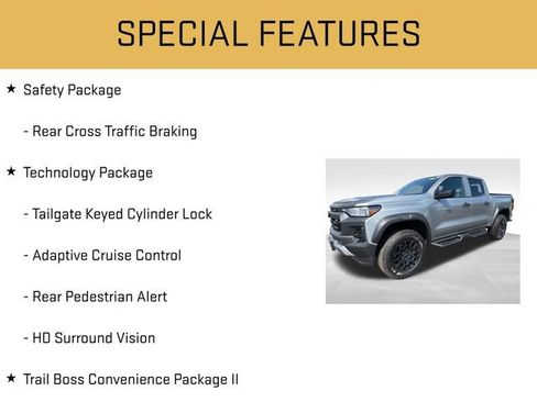 Used 2024 Chevrolet Colorado Trail Boss w/ Technology Package AWD/4WD image 12