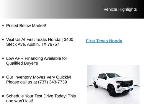 Used 2024 Chevrolet Silverado 1500 Custom RWD image 10