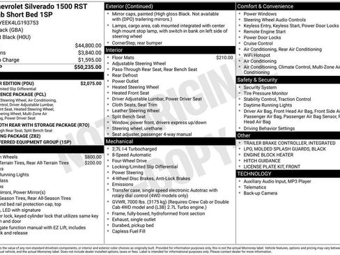 Certified 2020 Chevrolet Silverado 1500 RST w/ All-Star Edition AWD/4WD image 23