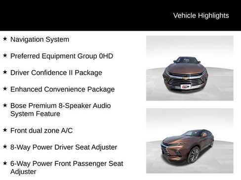 Certified 2024 Chevrolet Blazer Premier w/ Driver Confidence II Package AWD/4WD image 13