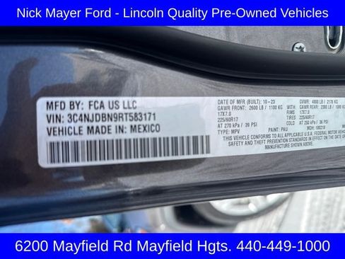 Used 2024 Jeep Compass Latitude w/ Convenience Group image 32