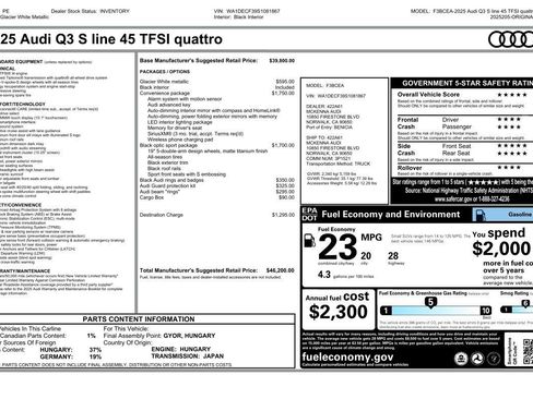 New 2025 Audi Q3 2.0T Premium image 6