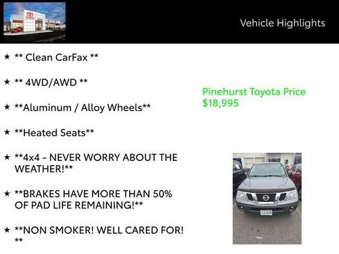 Used 2019 Nissan Frontier SV w/ Value Truck Package image 7