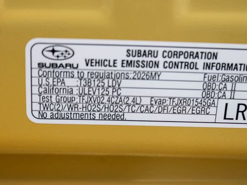 New 2026 Subaru WRX tS AWD/4WD image 27