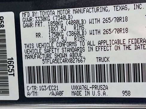 Used 2024 Toyota Tundra SR5 w/ SR5 Premium Package AWD/4WD image 29