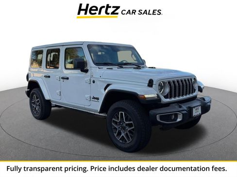Used 2025 Jeep Wrangler Unlimited Sahara AWD/4WD image 1