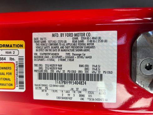 Used 2015 Ford Mustang GT Premium w/ 50 Years Appearance Package image 24