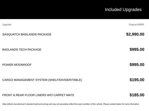 New 2025 Ford Bronco Sport Badlands w/ Sasquatch Badlands Package image 3