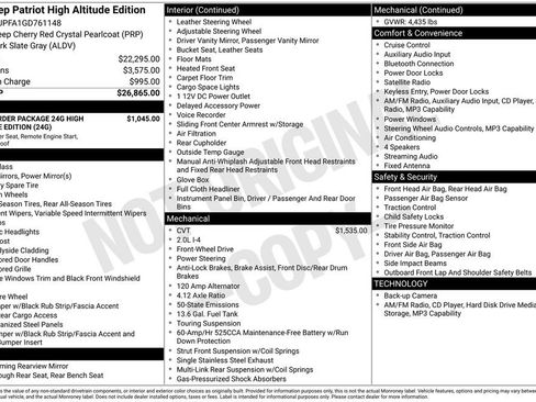 Used 2016 Jeep Patriot High Altitude image 3